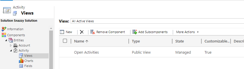 Add view controls from the classic solution designer.