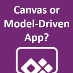 canvas model driven app